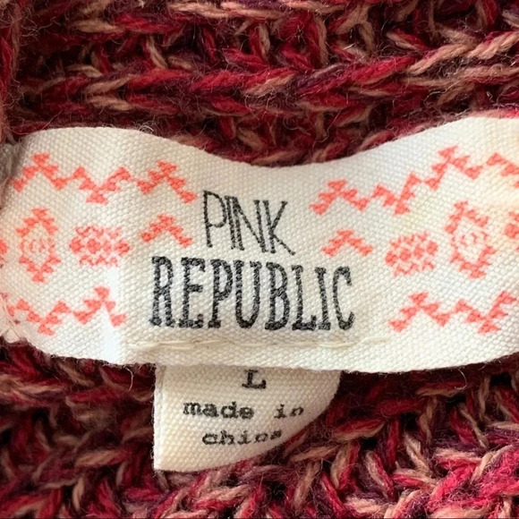 Pink Republic Marled Open Front Sweater Cardigan - Picture 6 of 8